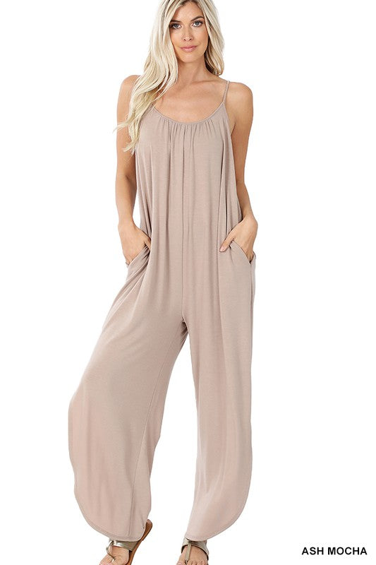 Jumpsuit With Side Slits Jumpsuit With Side Slits Jumpsuit & Romper The Shop Room