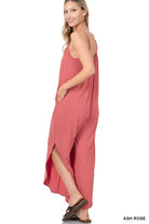 Jumpsuit With Side Slits Jumpsuit With Side Slits Jumpsuit & Romper The Shop Room