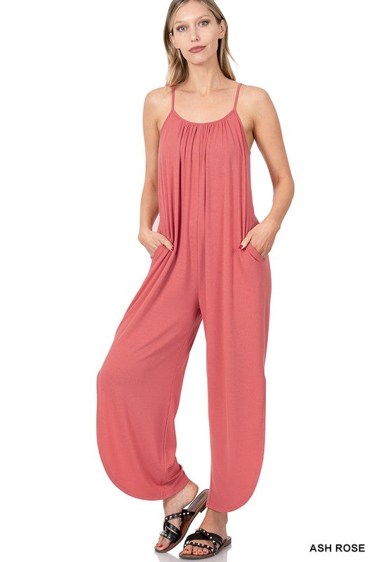 Jumpsuit With Side Slits Jumpsuit With Side Slits Jumpsuit & Romper The Shop Room