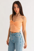 Twist Tube Crop Top Twist Tube Crop Top Top The Shop Room