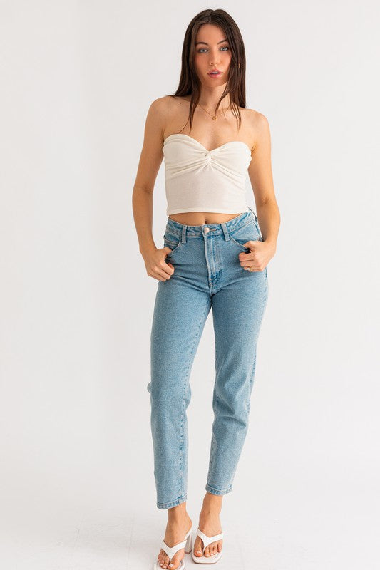 Twist Tube Crop Top Twist Tube Crop Top Top The Shop Room