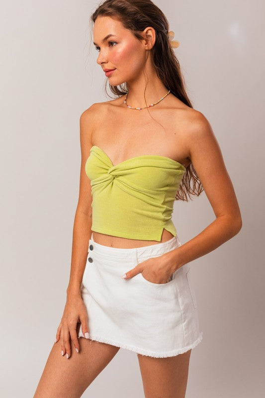 Twist Tube Crop Top Twist Tube Crop Top Top The Shop Room