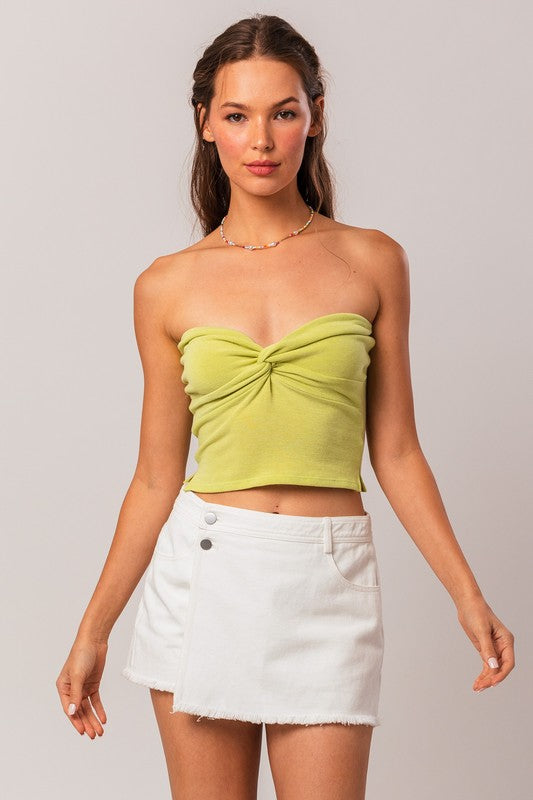 Twist Tube Crop Top Twist Tube Crop Top Top The Shop Room