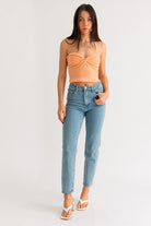 Twist Tube Crop Top Twist Tube Crop Top Top The Shop Room