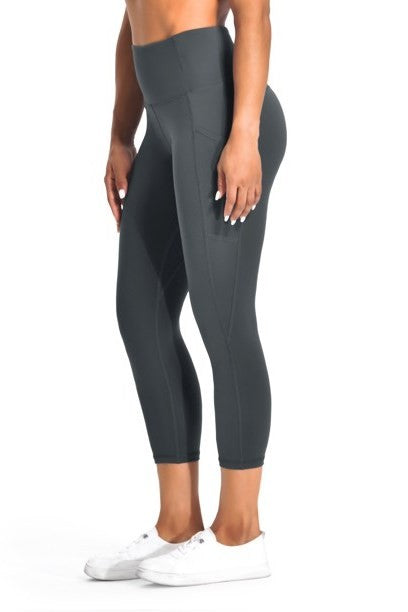 Cropped Yoga Leggings Pants with Pockets Cropped Yoga Leggings Pants with Pockets Activewear The Shop Room